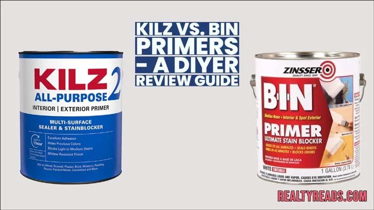 Kilz VS. BIN Primers - A DIYer Review Guide