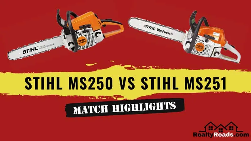 The Stihl MS 251 vs MS250
